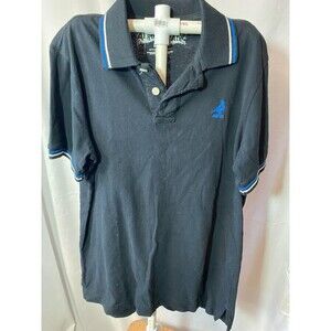 Aeropostale Men's Short Sleeve Collared Blue Pullover Polo Shirt Size: S